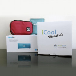 A complete kit for traveling with Crohn's Disease